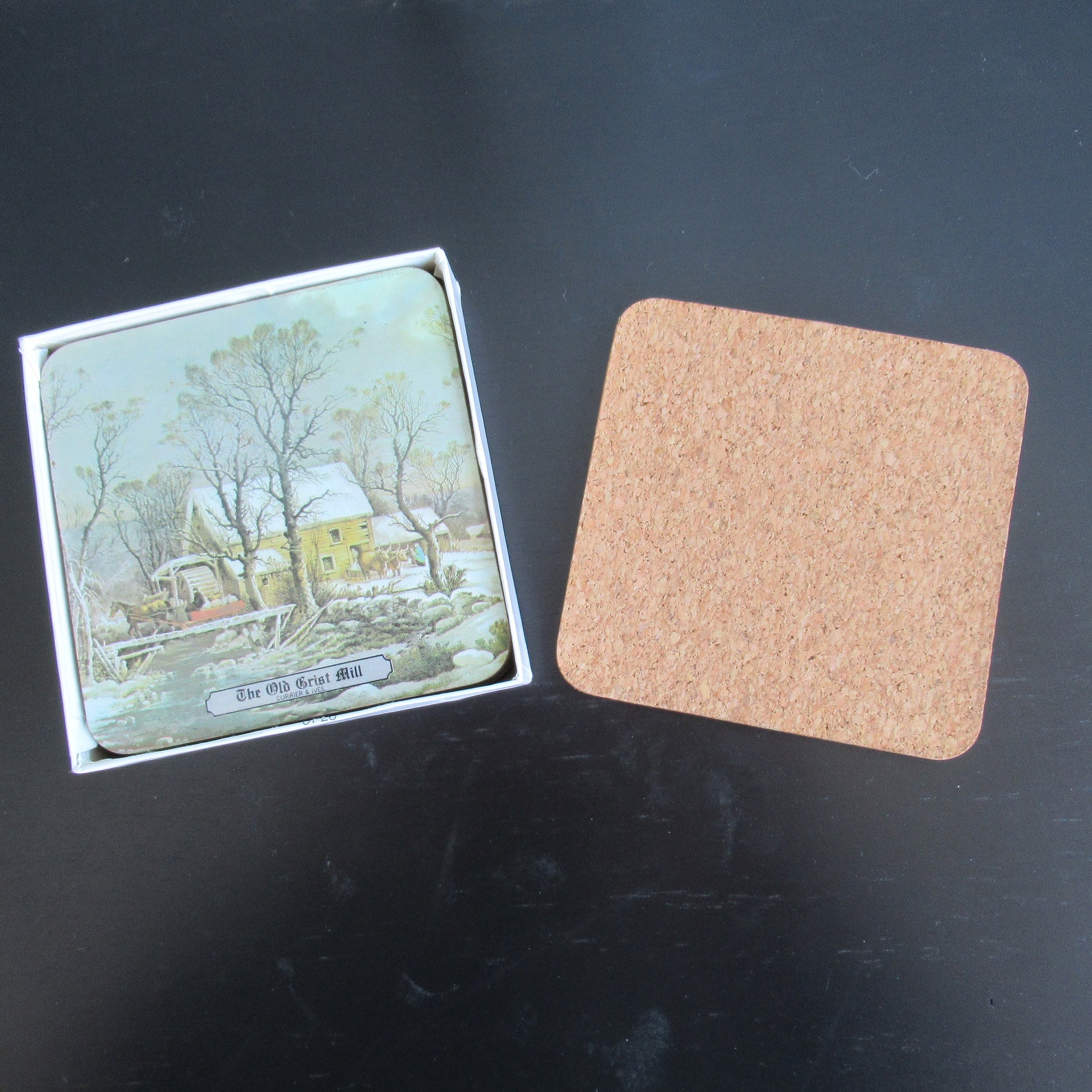 English Cottage Coaster Set // Pimpernel English Inn Coasters Etsy