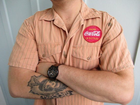 1950’s Coca-Cola Uniform Shirt // Vintage Coke //