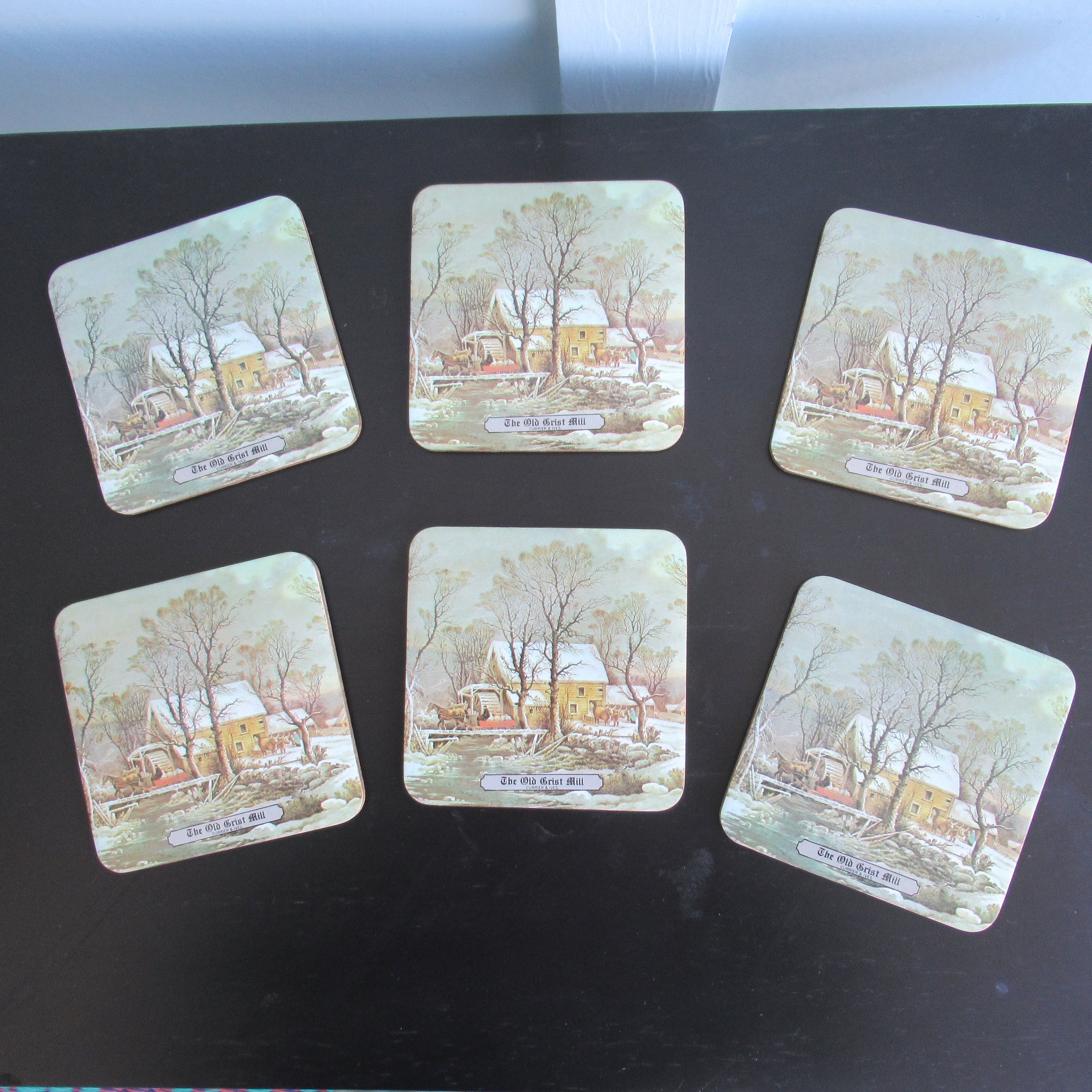 Vintage Coasters // Pimpernel Coasters // Set of 6 // English Etsy