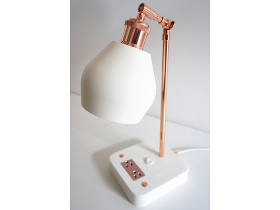 Rose Gold Desk Lamp With Outlet Etsy UK