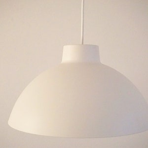 Modern Dome Pendant Light- White