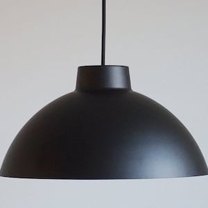 Modern Dome Pendant Light- Black