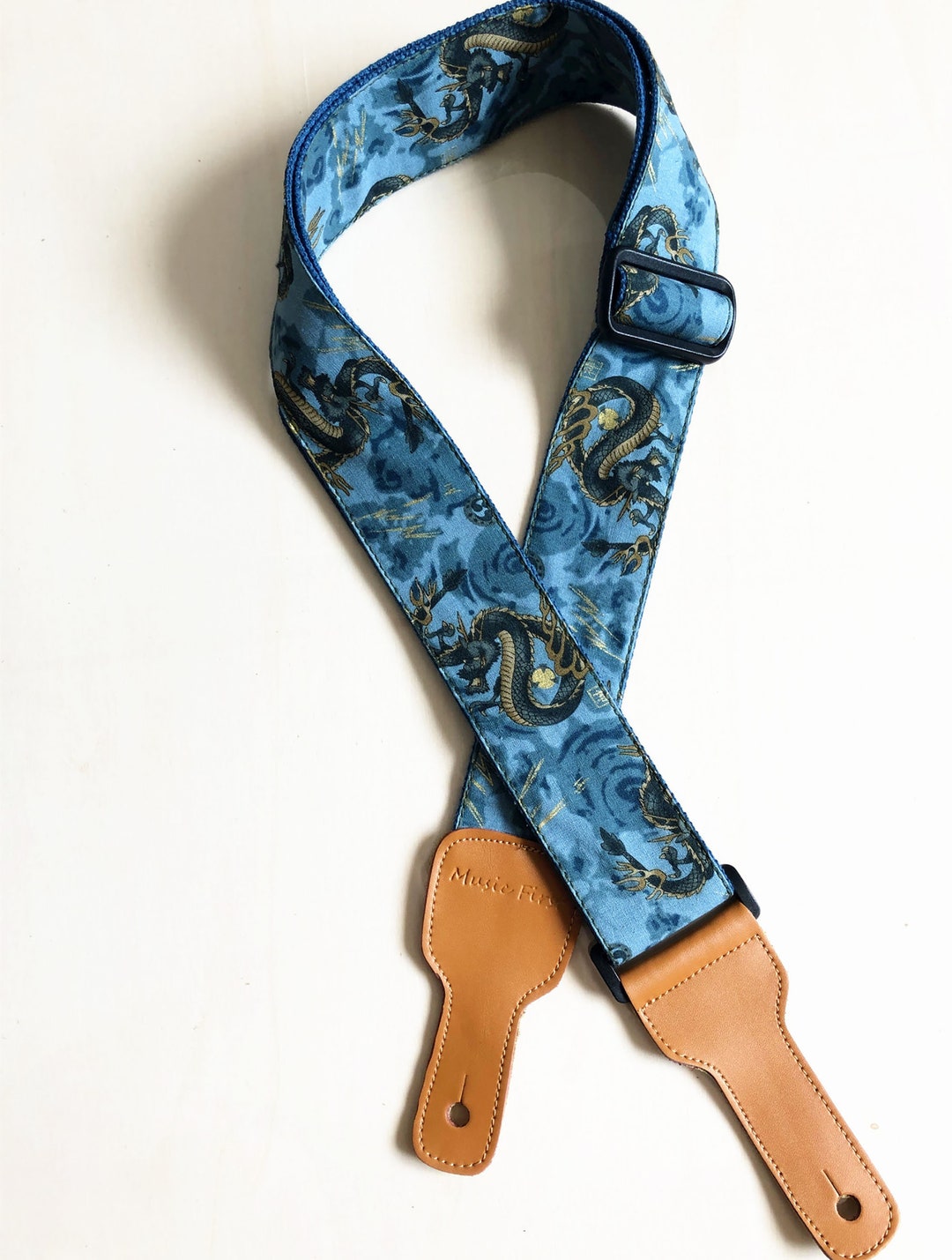 Dragon Guitar Strap Adjustable Guitar Strapfolk Pop Guitar Etsy