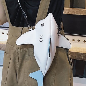 Shark Crossbody Bag,Crossbody bags for girl, shark  Shape Crossbody Purse Cross for gift