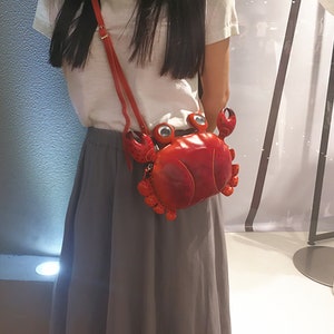 Crab Shoulder Bags,Shoulder Bags for girl,Crab Shape Crossbody bag