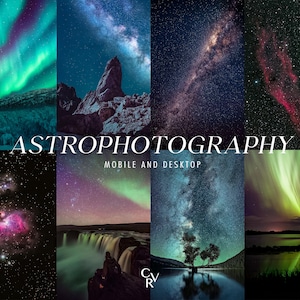 15 Night Sky Lightroom Presets. Desktop And Mobile. 15 Different Presets. Astrophotography, Star, Glow, Professional Photo Edit Filter