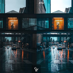 20 Night City Lightroom Presets. Desktop And Mobile. 20 Different Presets. Night time, City, Urban, Lights, Street, Architecture Presets image 8