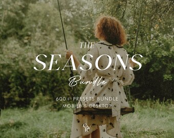 600+ ALL SEASONS Bundle Presets - Mobile and Desktop - Lightroom Preset Bundle for Instagram - Best Deal - Fall, Christmas, Spring Filter