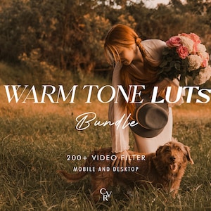 200+ WARM LUTS Video Filter - Mobile and Desktop Compatible - Color Grading Video Editing Bundle for Instagram - Best Deal - Moody, Rustic