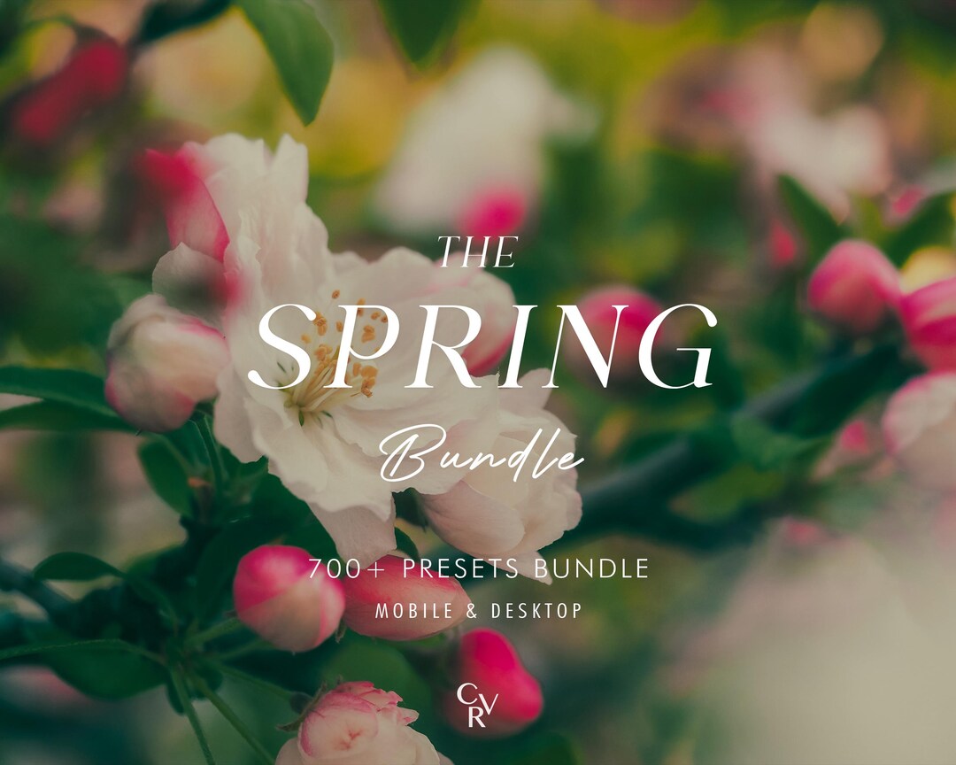 700+ SPRING Bundle Presets - Mobile and Desktop - Lightroom Preset ...