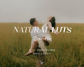 215+ NATURAL LUTS Video Filter - Mobil- und Desktop kompatibel - Color Grading Bearbeitungspaket für Instagram - Bester Angebot - Im Freien, warmer Ton