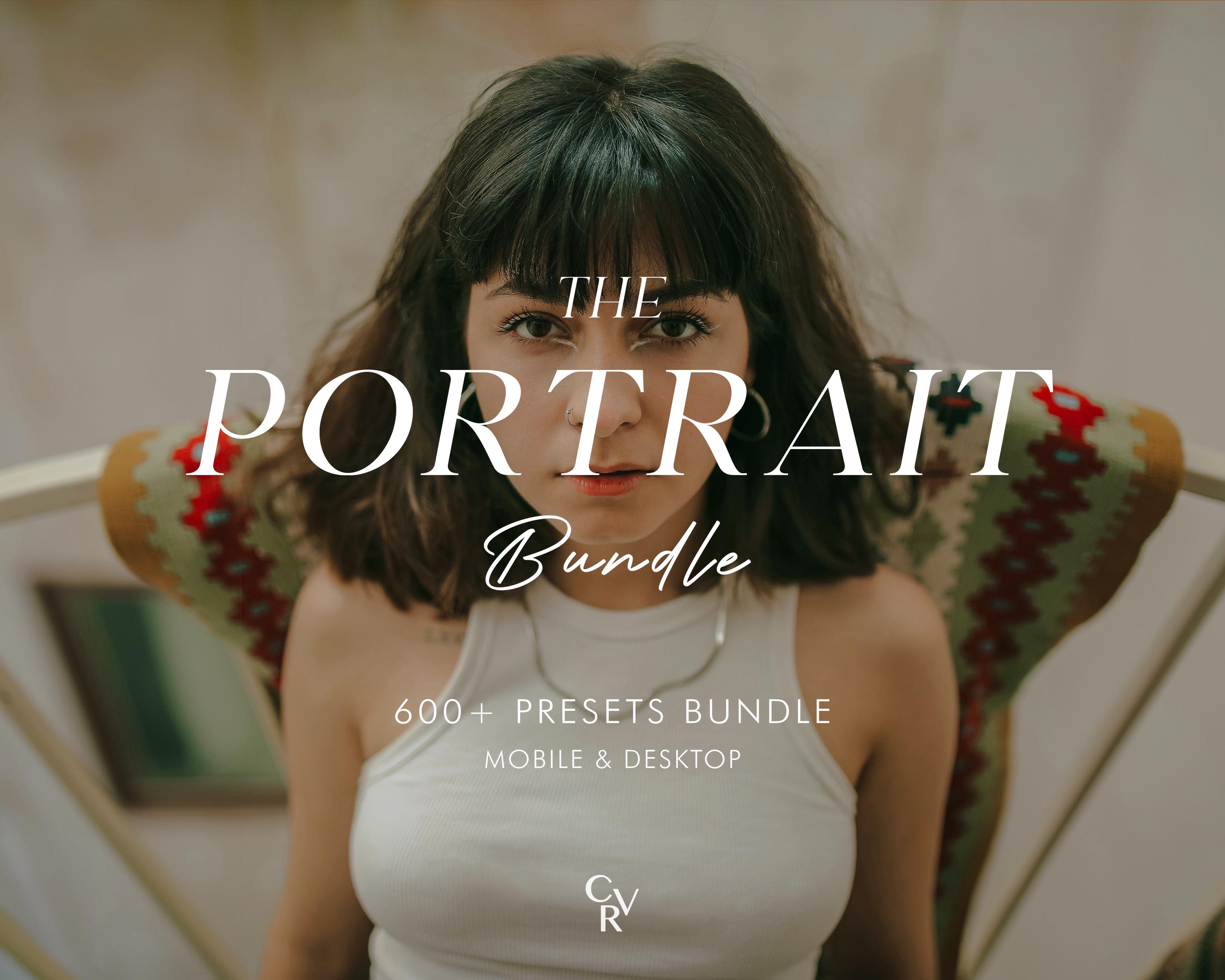 600+ PORTRAIT Bundle Presets - Mobile and Desktop - Lightroom Preset Bundle for Instagram - Best Deal - Outdoor, Film, Indoor Filter