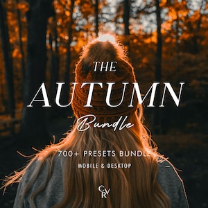 700+ AUTUMN Bundle Presets - Mobile and Desktop - Lightroom Preset Bundle for Instagram - Best Deal - Fall, Warm, Rustic, Earthy Filter