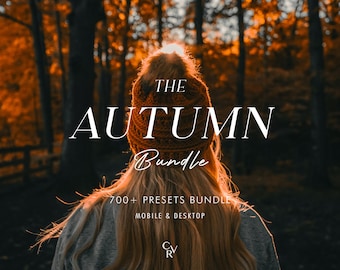 700+ AUTUMN Bundle Presets - Mobile and Desktop - Lightroom Preset Bundle for Instagram - Best Deal - Fall, Warm, Rustic, Earthy Filter