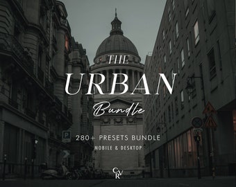 280+ URBAN Bundle Presets - Mobile and Desktop - Lightroom Preset Bundle for Instagram - Best Deal - Street, City, Night, Portrait Filter