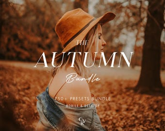 750+ AUTUMN Bundle Presets - Mobile and Desktop - Lightroom Preset Bundle for Instagram - Warm Portrait Filter