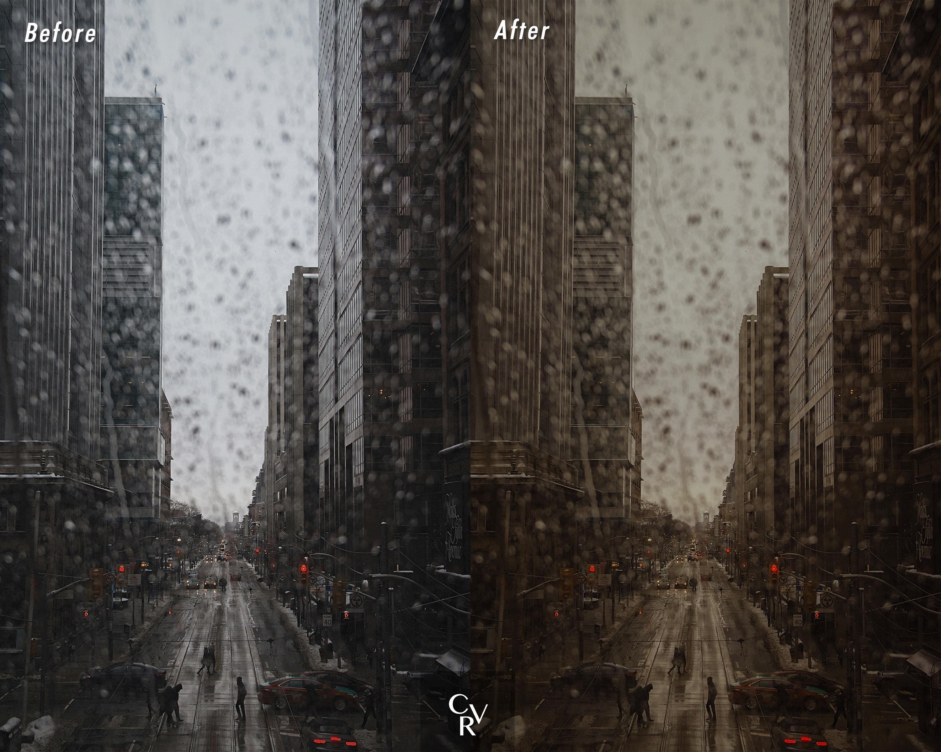 Rainy Day Lightroom Presets: Moody Film Filter (desktop & Mobile ...