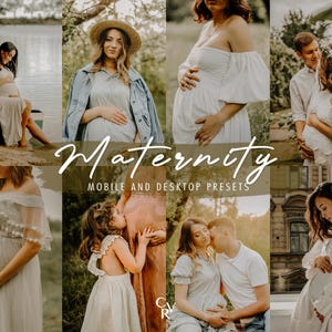 20 Maternity Lightroom Presets. Desktop And Mobile. 20 Different Presets. Mommy Blogger, Family, Baby, Pregnancy, Wedding, Newborn Presets