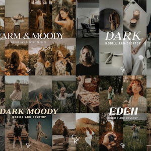 750+ MOODY Bundle Presets - Mobile and Desktop - Lightroom Preset ...