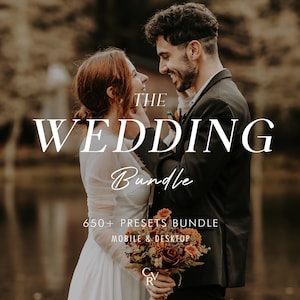 650+ WEDDING Bundle Presets - Mobile and Desktop - Lightroom Preset Bundle for Instagram - Best Deal - Bride, Engagement, Outdoor Filter