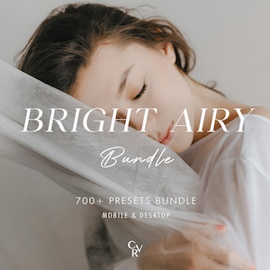 700+ BRIGHT AIRY Bundle Presets - Mobile and Desktop - Lightroom Preset Bundle for Instagram - Best Deal - White, Interior, Indoor Filter