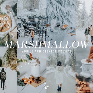 10 Christmas Lightroom Presets. Desktop And Mobile. 10 Different Presets. Winter, Marshmallow, Outdoor, Snow, Bright Holiday Filter