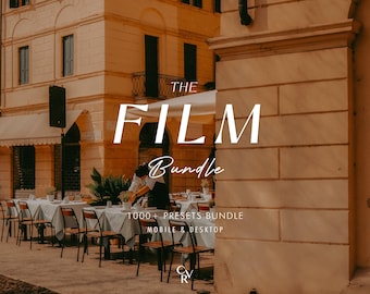 1000+ FILM Bundle Presets - Mobile and Desktop - Lightroom Preset Bundle for Instagram - Warm, Travel Filter