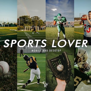 15 Presetów Lightroom dla Miłośników Sportu. Komputer stacjonarny i mobilny. 15 różnych Presetów, Aktywny, Styl życia, Sportowy, Portret, Fotografia plenerowa