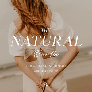 700+ NATURAL Bundle Presets - Mobile and Desktop - Lightroom Preset Bundle for Instagram - Best Deal - Soft, Beige, Outdoor, Indoor Filter