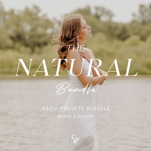 460+ NATURAL Bundle Presets - Mobile and Desktop - Lightroom Preset Bundle for Instagram - Best Deal - Grey, Aesthetic, Boho Filter