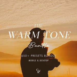 650+ WARM TONE Bundle Presets - Mobile and Desktop - Lightroom Preset Bundle for Instagram - Best Deal - Outdoor, Portrait, Boho, Earthy
