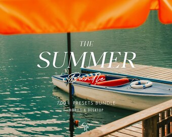 700+ SUMMER Bundle Presets - Mobile and Desktop - Lightroom Preset Bundle for Instagram - Best Deal - Vibrant, Warm Tone Filter
