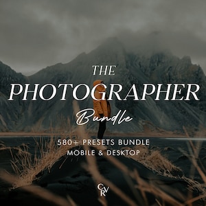 580+ PHOTOGRAPHER Bundle Presets - Mobile and Desktop - Lightroom Preset Bundle for Instagram - Best Deal - Landscape, Urban, Earthy Filter