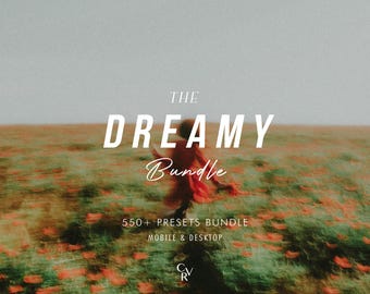 550+ DREAMY Bundle Presets - Mobile and Desktop - Lightroom Preset Bundle - Film, Outdoor, Retro Filter