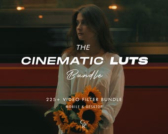 225+ CINEMATIC LUTS Video Filter - Mobile and Desktop Compatible - Color Grading Editing Bundle for Instagram - Best Deal - Outdoor, Vintage