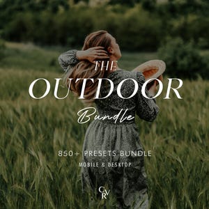 850+ OUTDOOR Bundle Presets - Mobile and Desktop - Lightroom Preset Bundle for Instagram - Best Deal - Green, Warm, Earthy, Rustic Filter