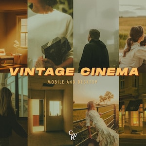 15 Cinematic Lightroom Presets. Desktop And Mobile. 15 Different Presets. Vintage, Urban, Nature, Street, Warm Filter for Photography