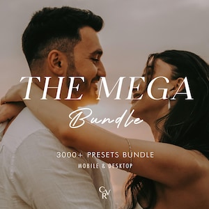 3000+ MEGA Bundle Presets - Mobile and Desktop - Lightroom Preset Bundle for Instagram - Best Deal - Portrait, Outdoor, Wedding Filter