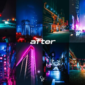 20 Night City Lightroom Presets. Desktop And Mobile. 20 Different Presets. Night time, City, Urban, Lights, Street, Architecture Presets image 3