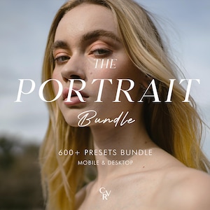 600+ PORTRAIT Bundle Presets - Mobile and Desktop - Lightroom Preset Bundle for Instagram - Best Deal - Lifestyle, Editorial Filter