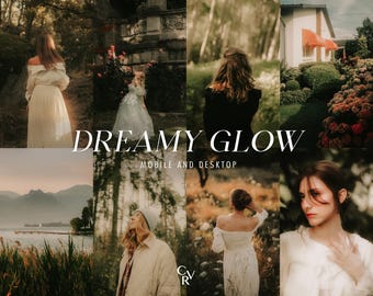15 Dreamy Lightroom Presets. Desktop And Mobile. Glow, Aesthetic, Soft Filter