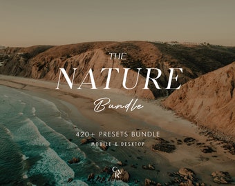 420+ NATURE Bundle Presets - Mobile and Desktop - Lightroom Preset Bundle for Instagram - Best Deal - Cinematic, Travel Preset, Filter