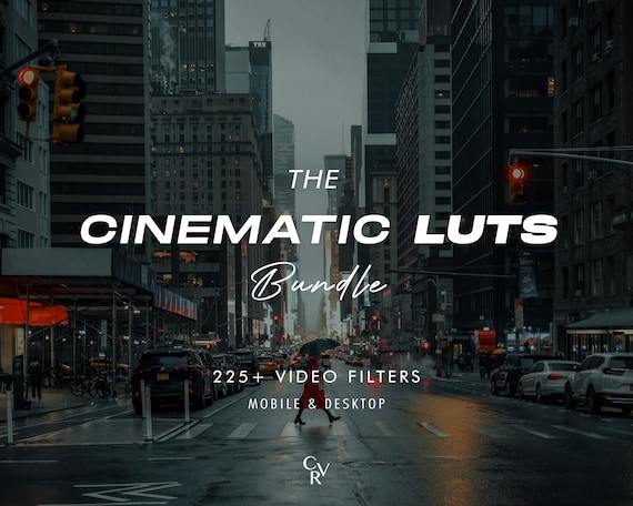 225+ CINEMATIC LUTS Video Filter - Mobile and Desktop Compatible - Color Grading Editing Bundle for Instagram - Best Deal - Aesthetic, Urban