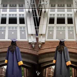 10 Graduation Lightroom Presets. Desktop And Mobile. 10 Different Presets. Senior, Portrait, Influencer, Celebration, Filter, Presets image 9