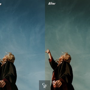 10 Graduation Lightroom Presets. Desktop And Mobile. 10 Different Presets. Senior, Portrait, Influencer, Celebration, Filter, Presets image 6