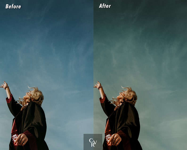 10 Graduation Lightroom Presets. Desktop And Mobile. 10 Different Presets. Senior, Portrait, Influencer, Celebration, Filter, Presets image 6