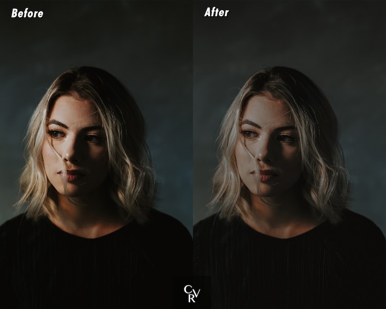 10 DARK Lightroom Presets. Desktop And Mobile. Muted, Black, Elegant, Editorial, Influencer, Moody, Aesthetic, Noir, Filter image 6