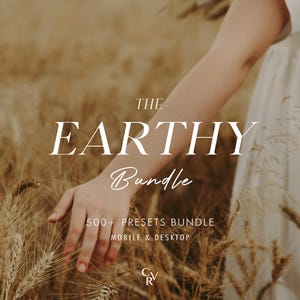 500+ EARTHY Bundle Presets - Mobile and Desktop - Lightroom Preset Bundle for Instagram - Best Deal - Wanderlust, Nature, Warm Filter