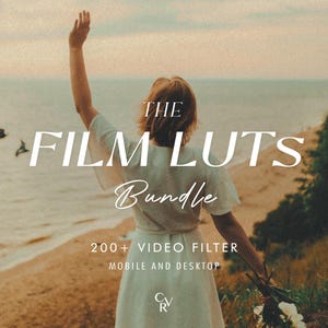 200+ FILM LUTS Video Filter - Mobil- und Desktop-kompatibel - Color Grading Video Bearbeitungs Bundle für Instagram - Bester Angebot - Vintage, Retro