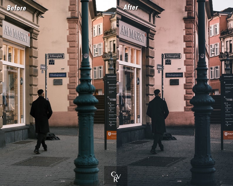 10 Cinematic Street Lightroom Presets. Desktop And Mobile. 10 Different Presets. City, Dark, Night, Black, Moody, Urban Photography, Filter image 8